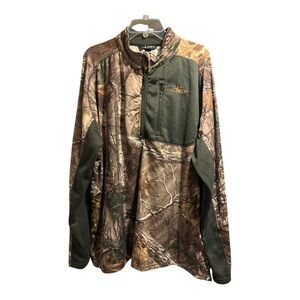 Habit Camo Half- Zip Long-Sleeve pullover lightweight hunting sweatshirt